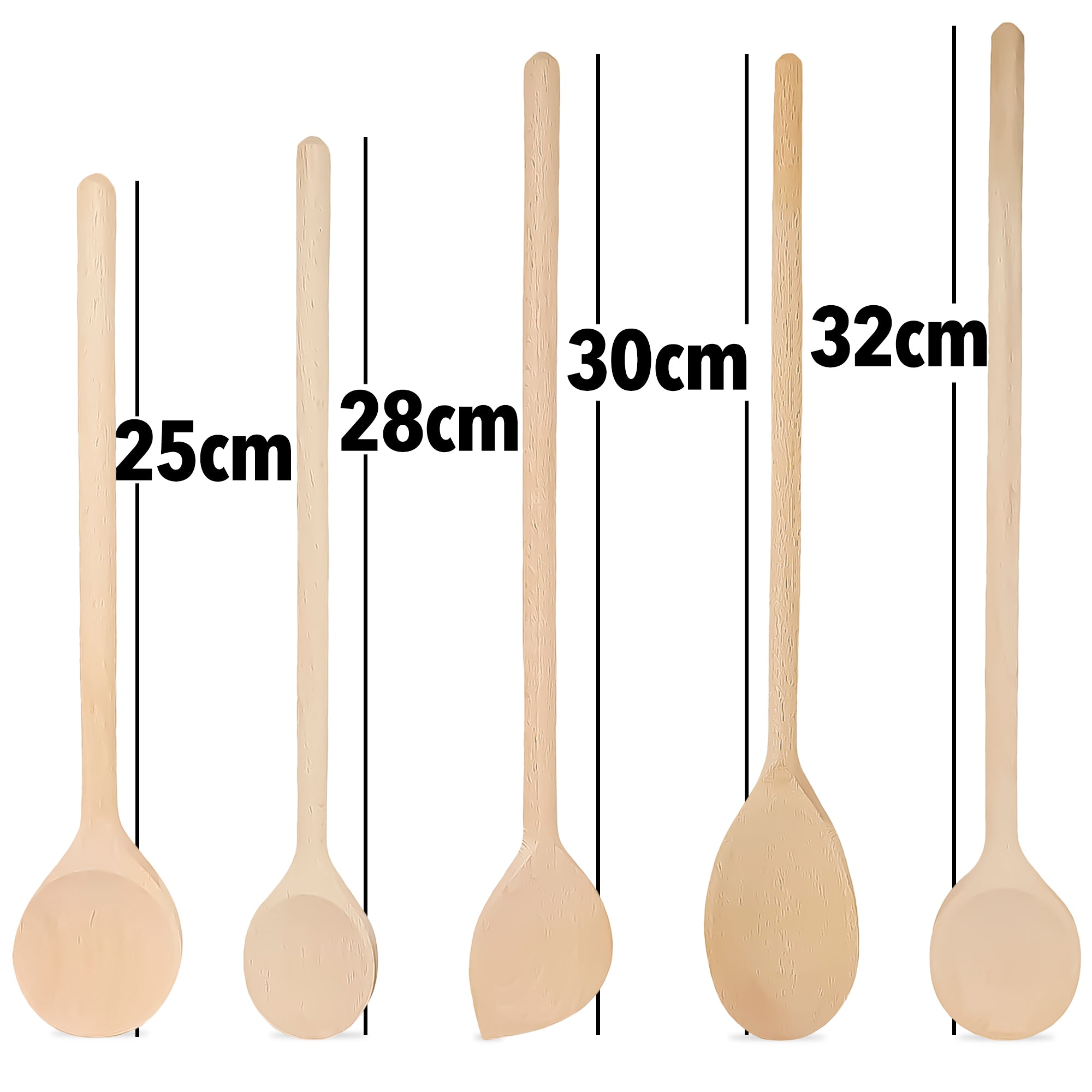 Kochlöffel-Set »5er Set aus Buchenholz«