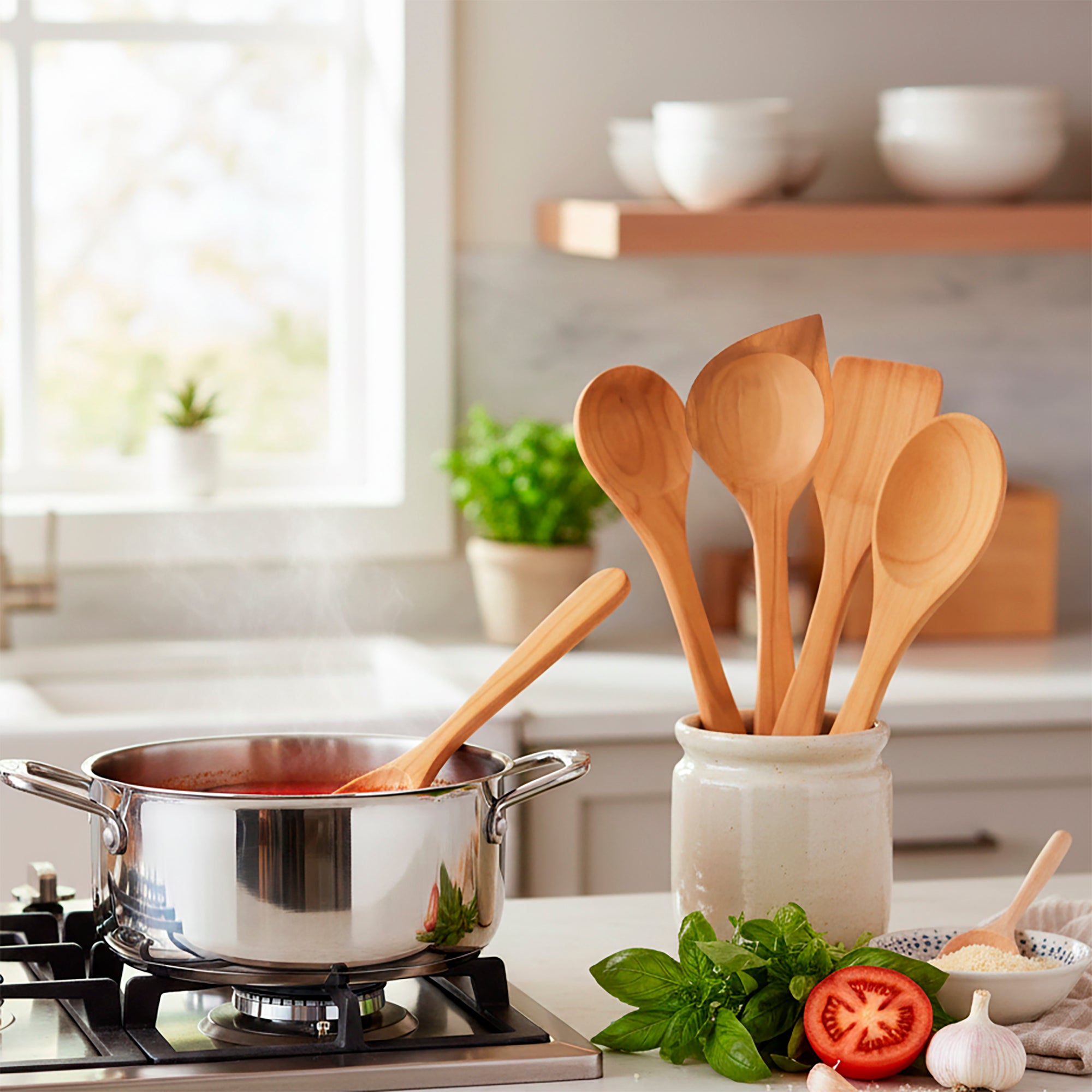 Kochlöffel »5er Set aus Kirschholz«