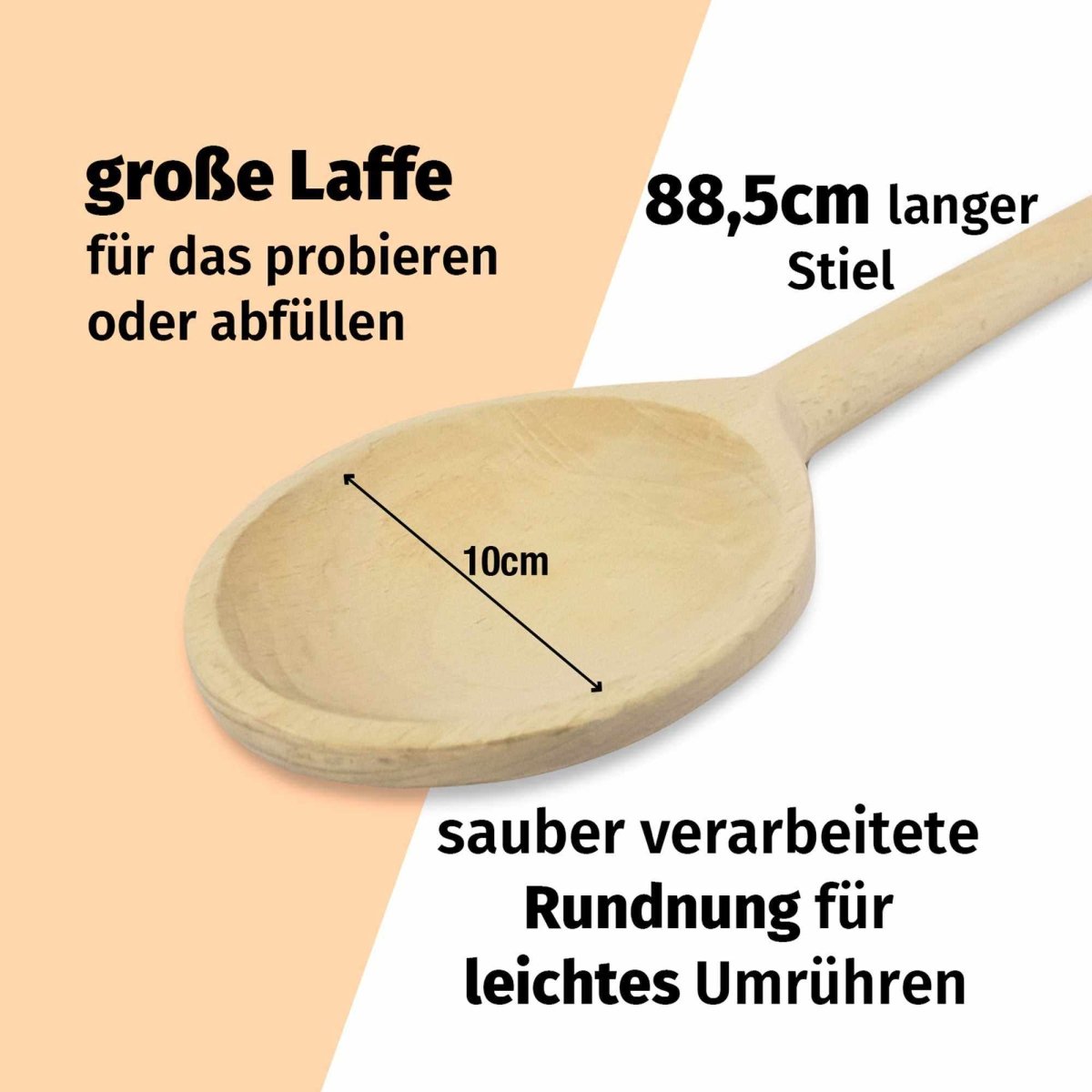 100cm Kochlöffel »XXL Buchenholzkochlöffel« - SOHFAKochlöffel