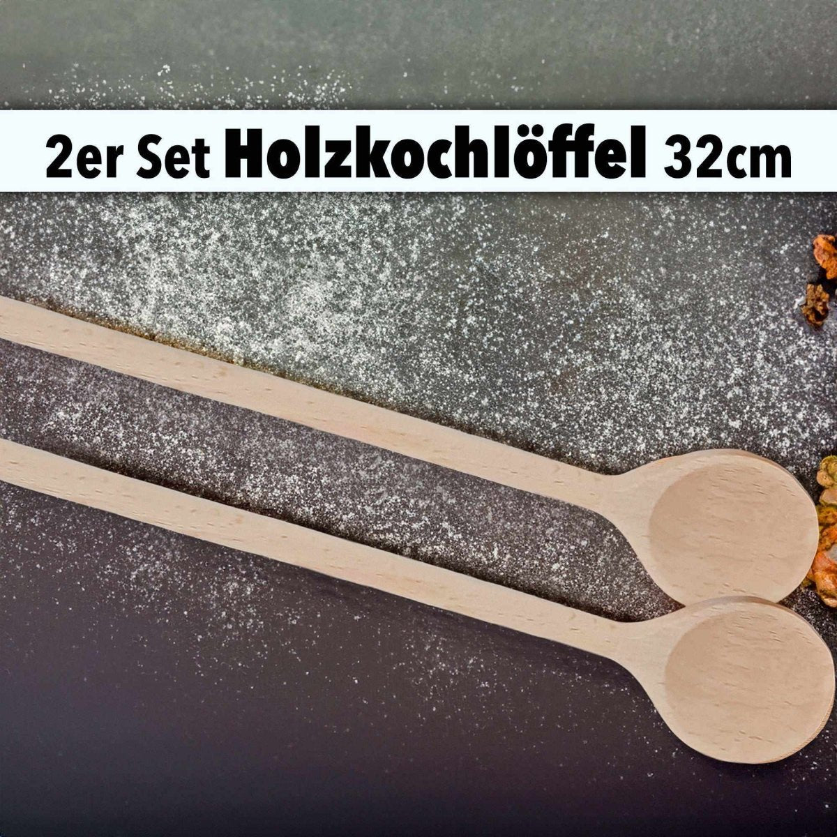 2x Kochlöffel »32cm aus Buchenholz« 100% FSC® - SOHFAKüchenartikel