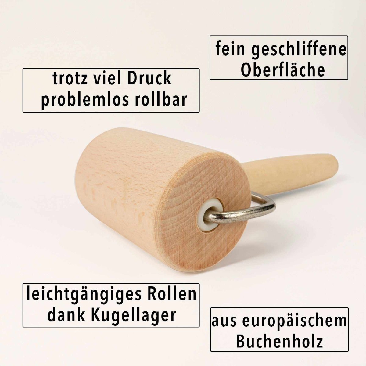 Backblechroller konisch »Teigroller aus Buchenholz« - SOHFABackzubehör