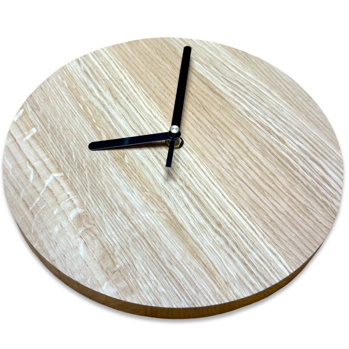 Wanduhr aus Eichenholz - Küchenaccessoire