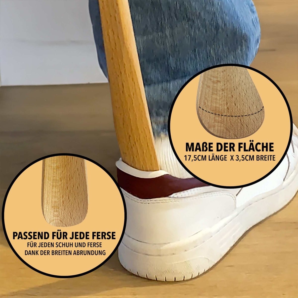 27cm Schuhlöffel »Schuhanzieher aus Buchenholz« - SOHFASchuhlöffel