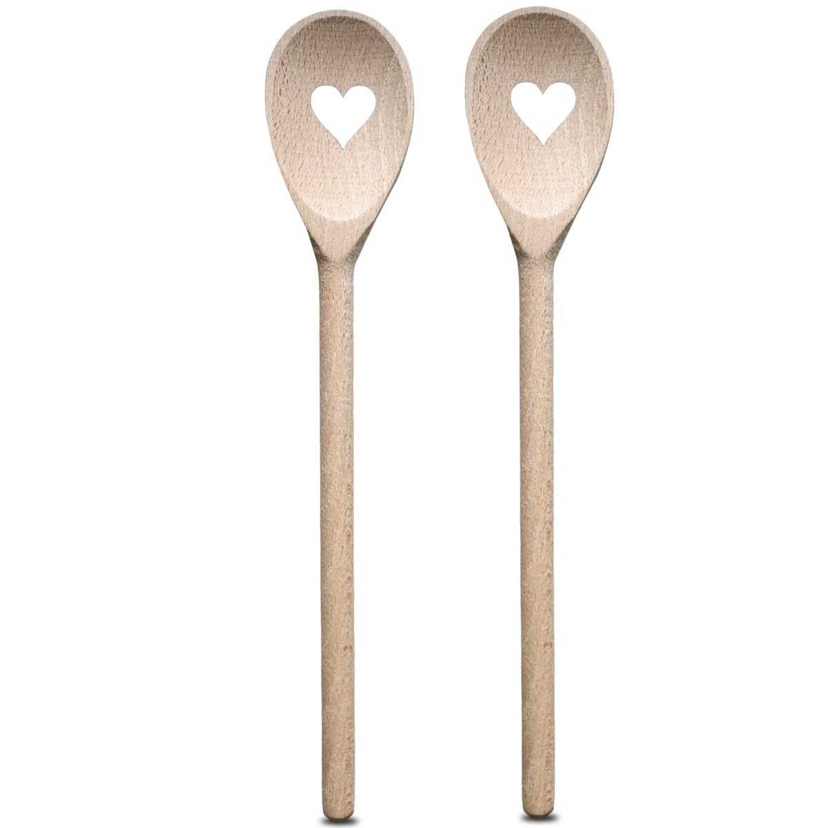 2er Set Holz - Kochlöffel mit Herz - SOHFAKochlöffel