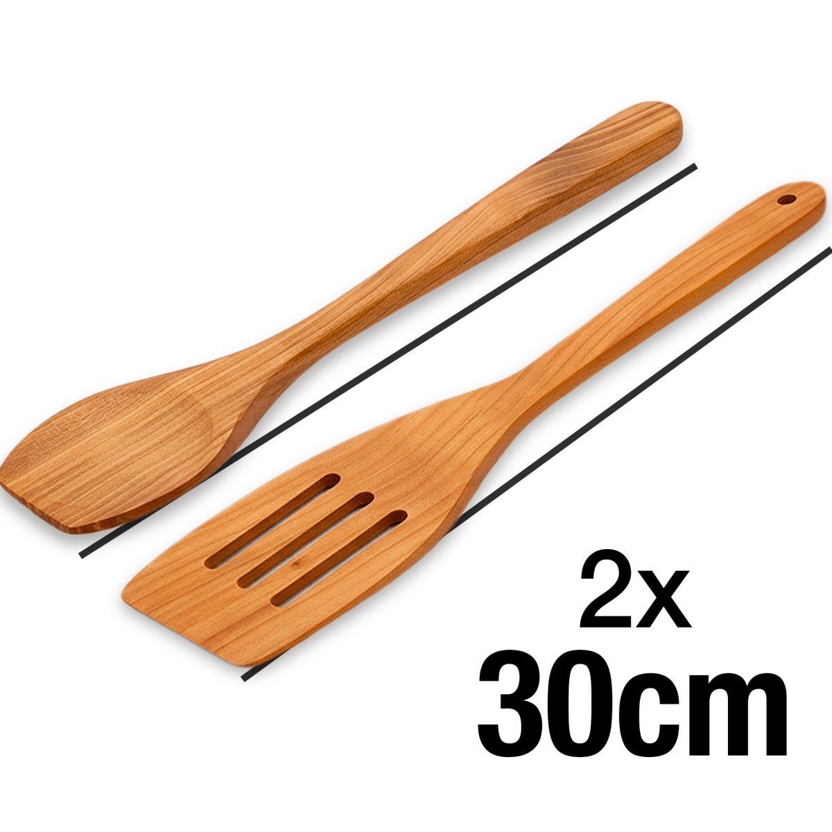 2er Set Pfannenwender Kirschholz - SOHFAKochlöffel