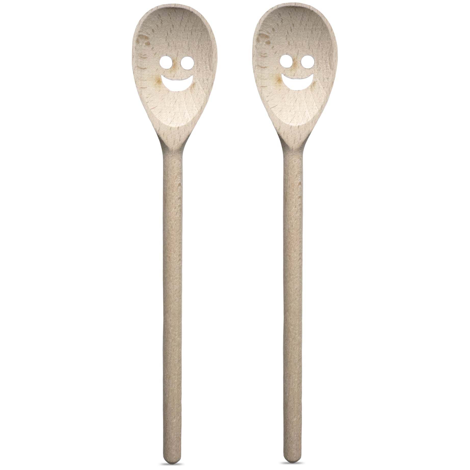 2er Set Kochlöffel mit Smiley