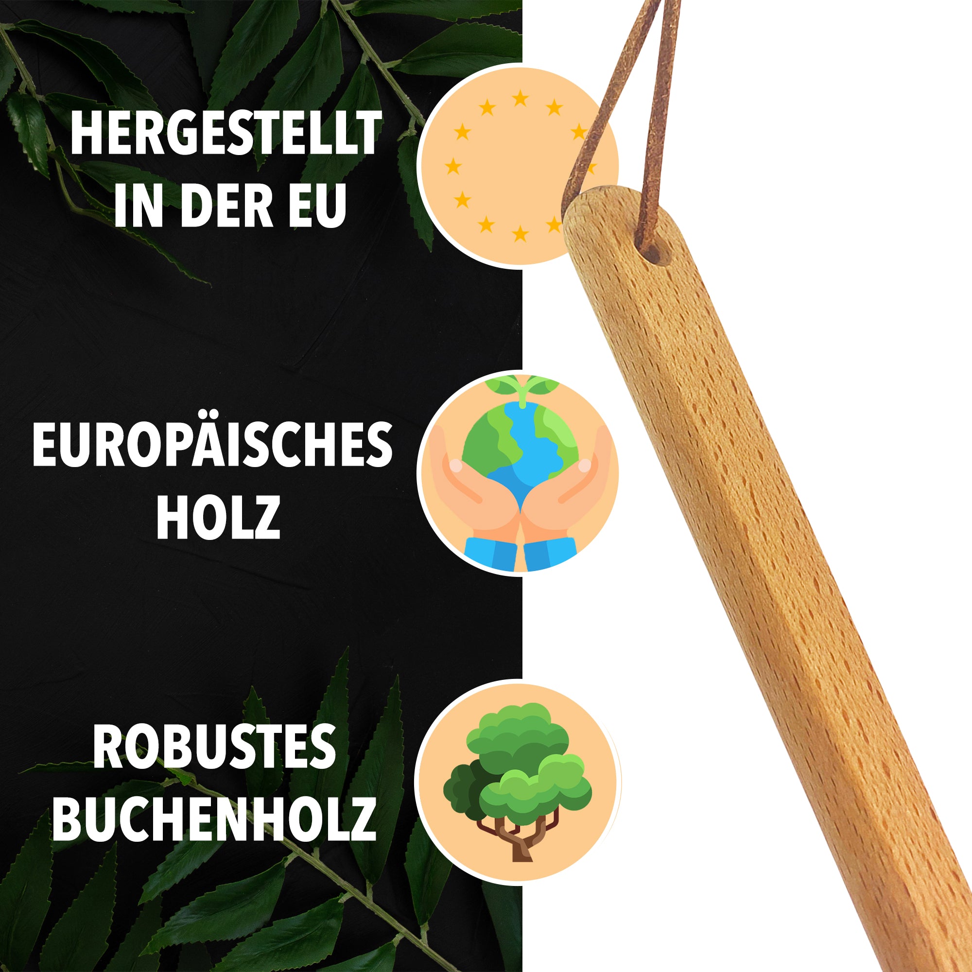 63cm Schuhlöffel »Schuhanzieher aus Buchenholz«