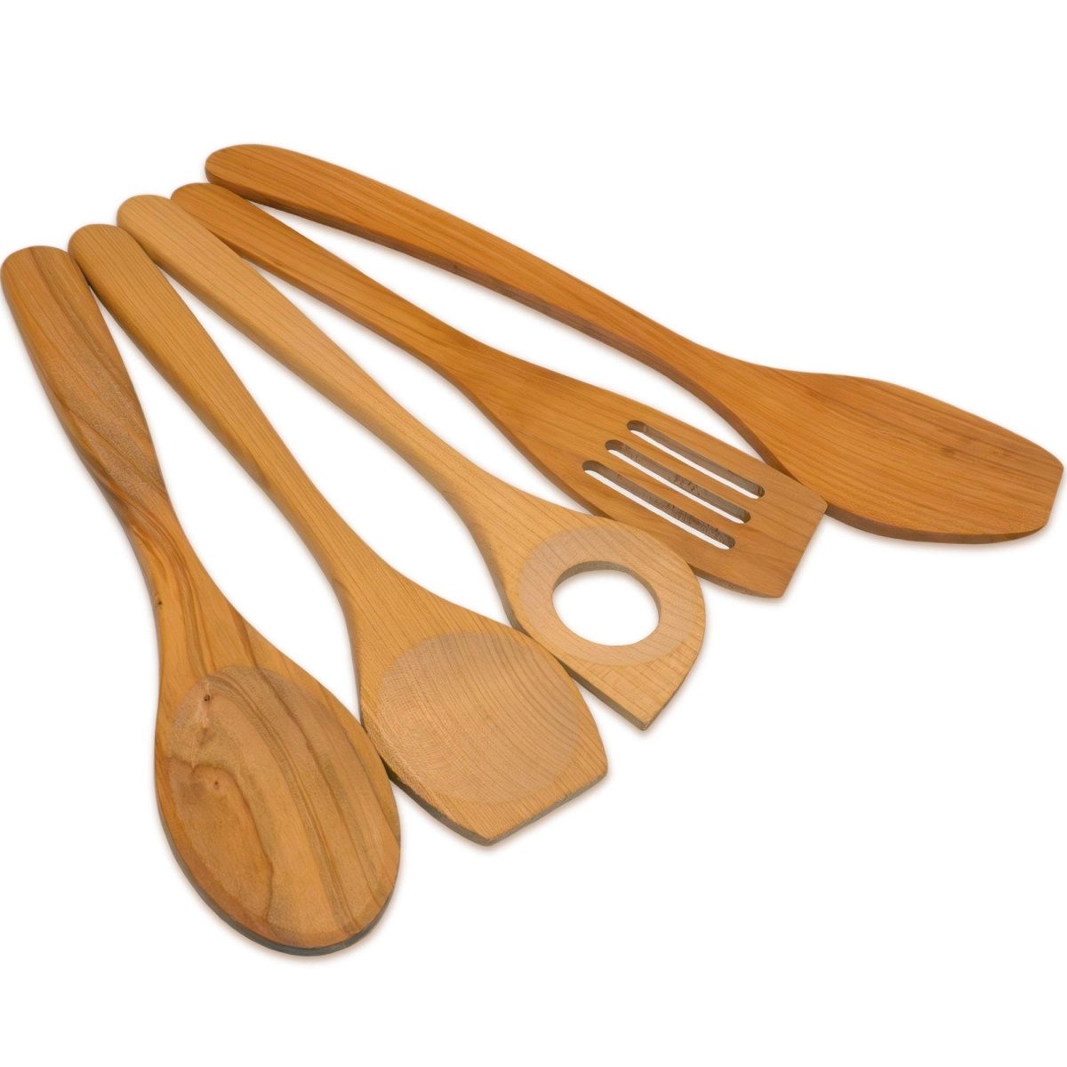 Pfannenwender »5er Set aus Kirschholz« - SOHFAKüchenartikel