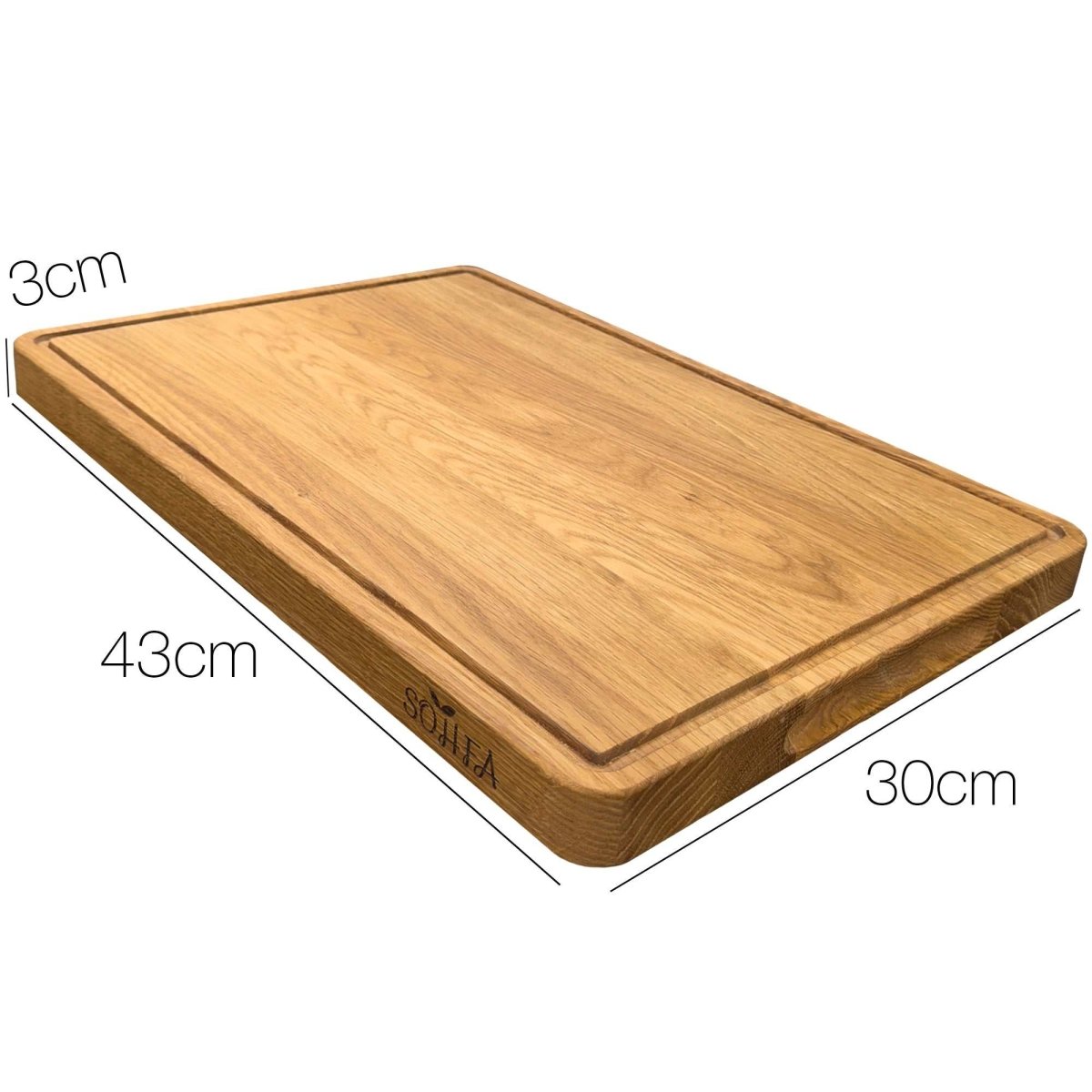 Schneidebrett »aus Eichenholz« - SOHFAHaushalt