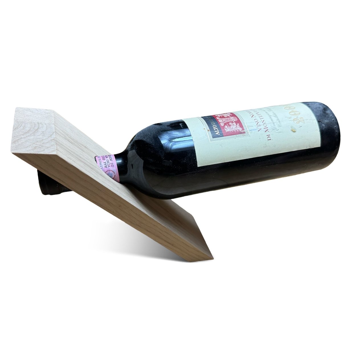 Halter für Weinflaschen aus Eiche - SOHFAKüchenaccessoire