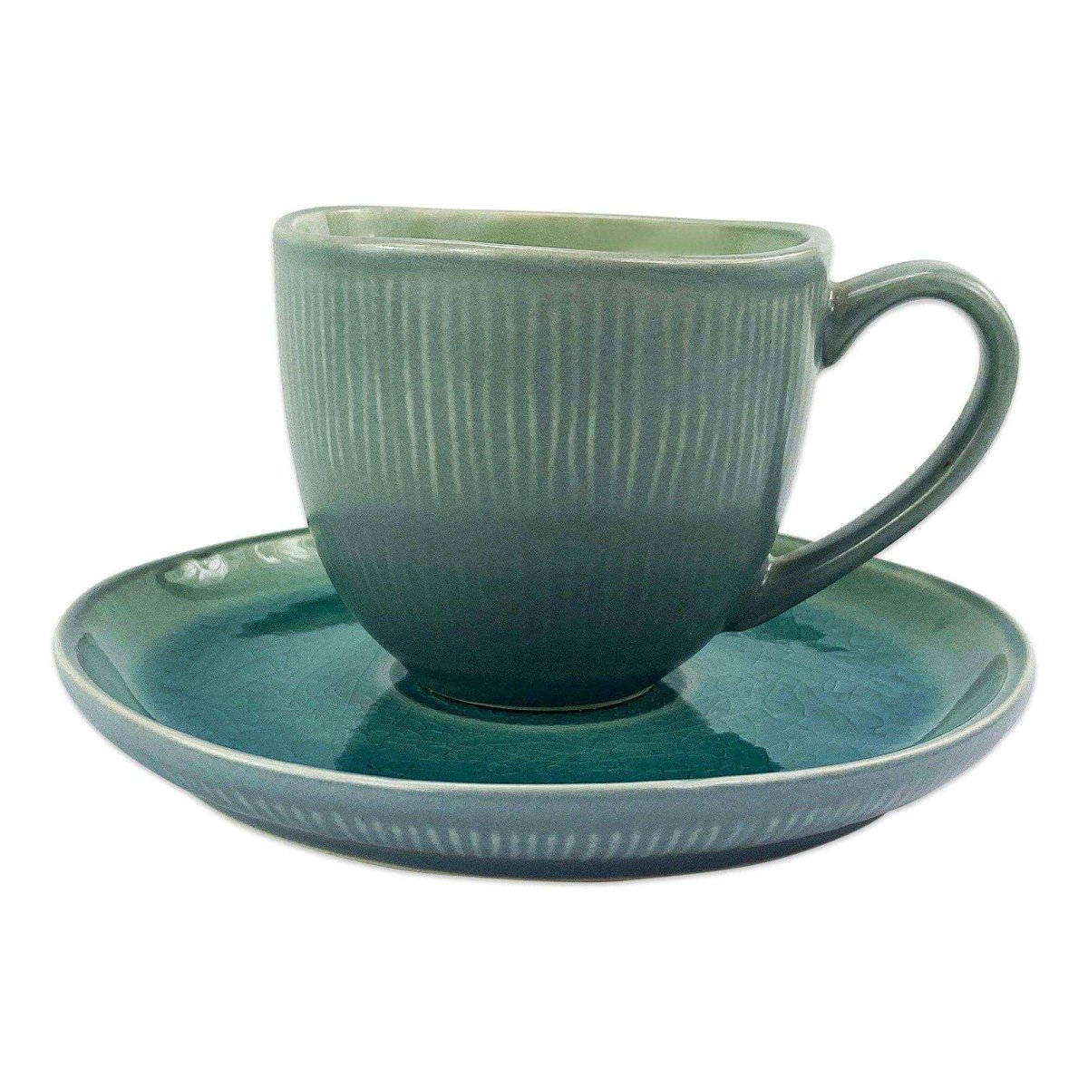 Tasse mit Unterteller »verte« 200ml - SOHFAGeschirr