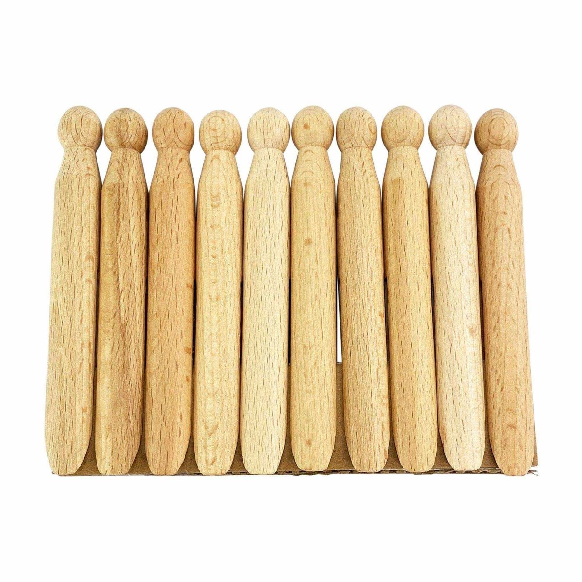 Wäscheklammer »50er Set Rundkopfklammer aus Buchenholz« - SOHFA Haushalt